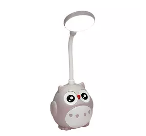 Лампа настольная детская аккумуляторная с USB 4.2 Вт настольный светильник сенсорный Сова CS-289